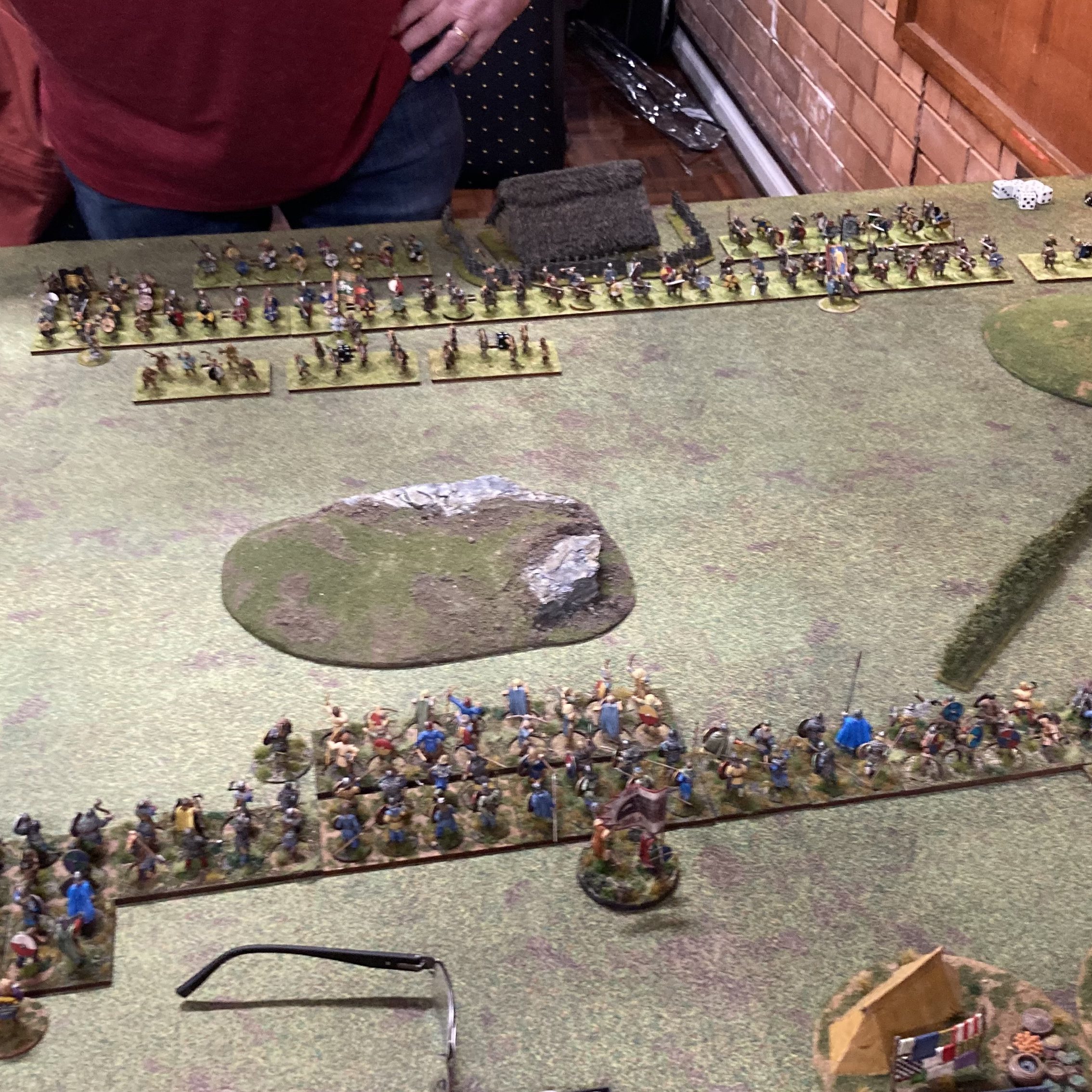 28mm Sword and Spear gaming at NWA tabletop wargaming club in Melbourne's Eastern suburbs