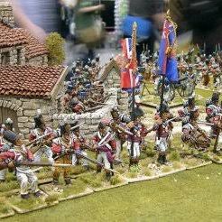 28mm Napleonic gaming at NWA tabletop wargaming club in Melbourne's Eastern suburbs