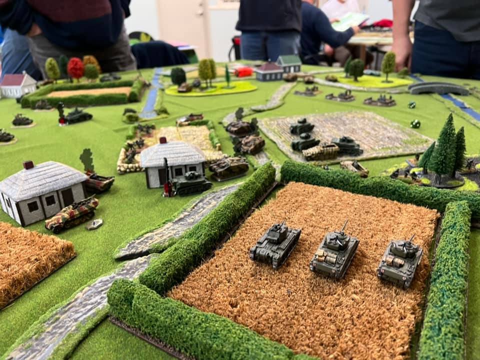 Flames of War gaming at NWA tabletop wargaming club in Melbourne's Eastern suburbs